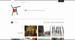 Desktop Screenshot of dotarchitetture.com